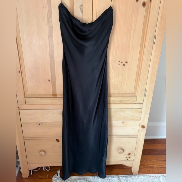 Anthropologie Black Strapless Dress - Picture 3 of 4